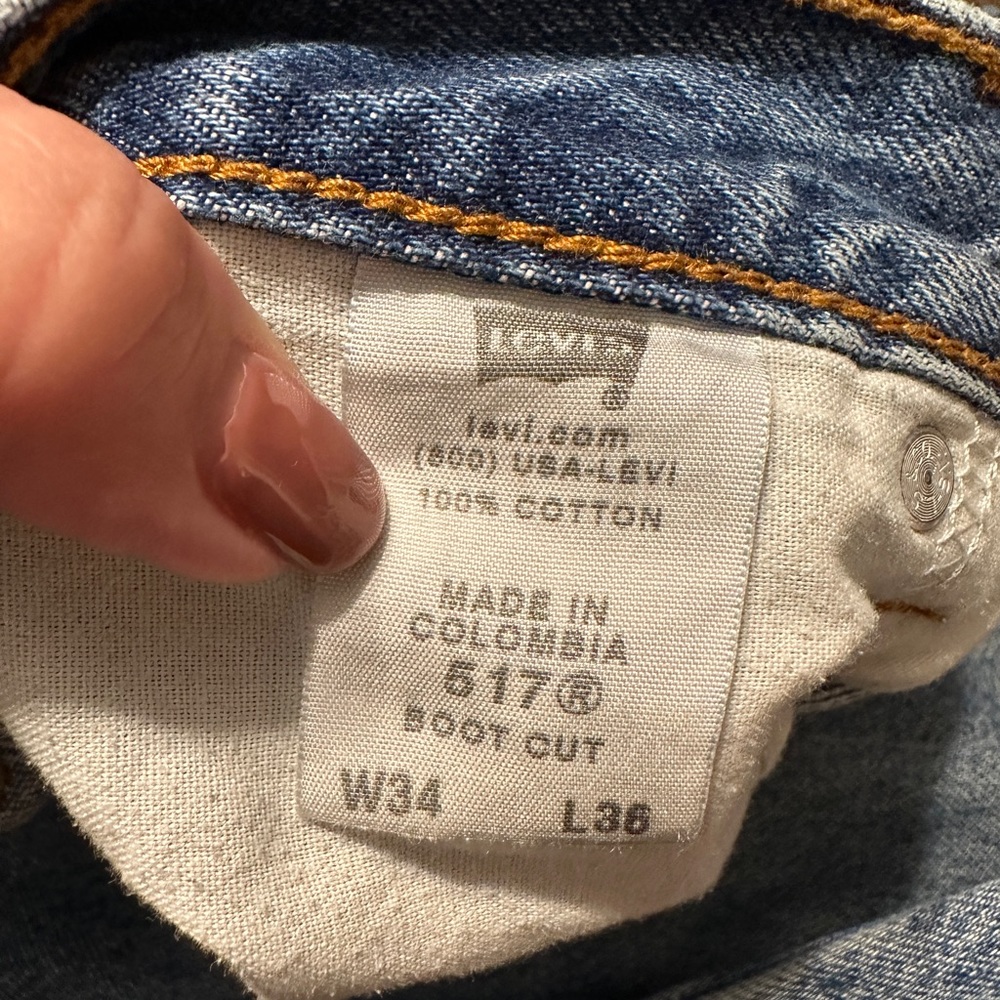 Levi’s 505 36x32 blue denim men’s